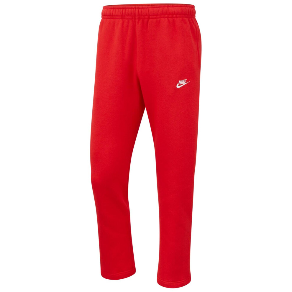 Nike Men's NSW Club Pant Open Hem  University Red/University Red  X-Sm