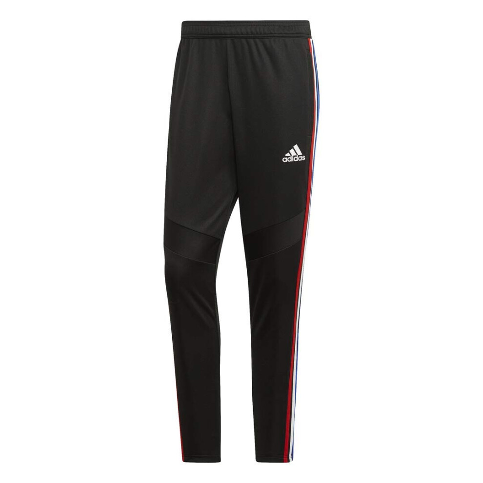 adidas Men's Tiro 19 Pants  White/Black/Dark Grey  Medium