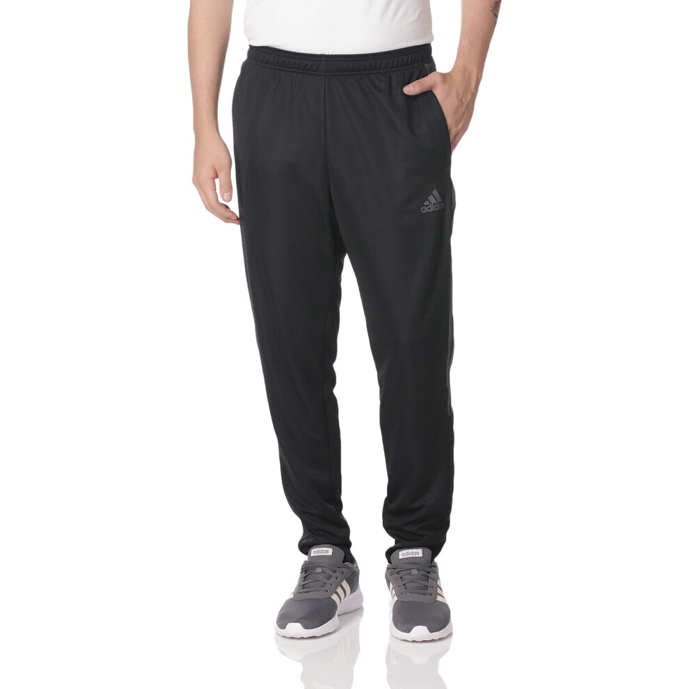 adidas Men's Tiro 21 Track Pants  Black/Dark Grey Heather  X-Large