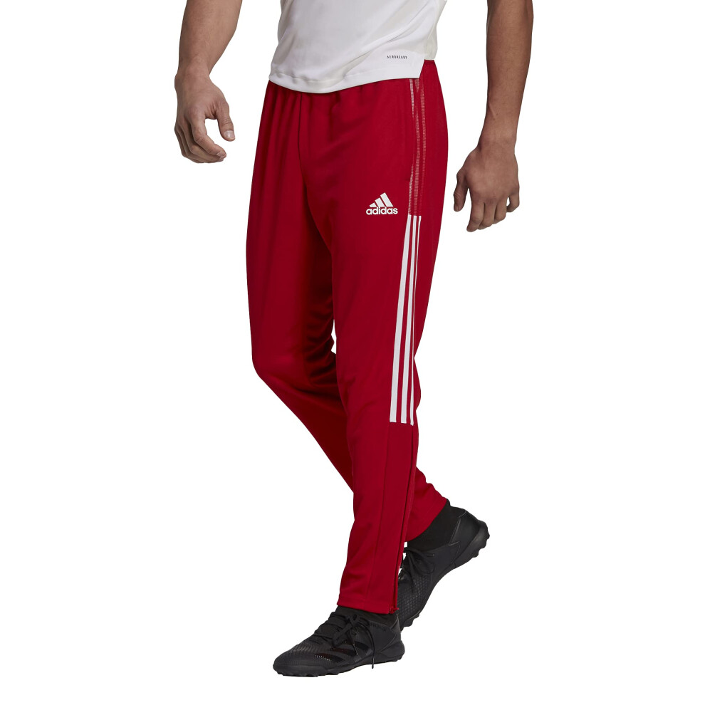 adidas Men's Tiro 21 Track Pants  Red  X-Small