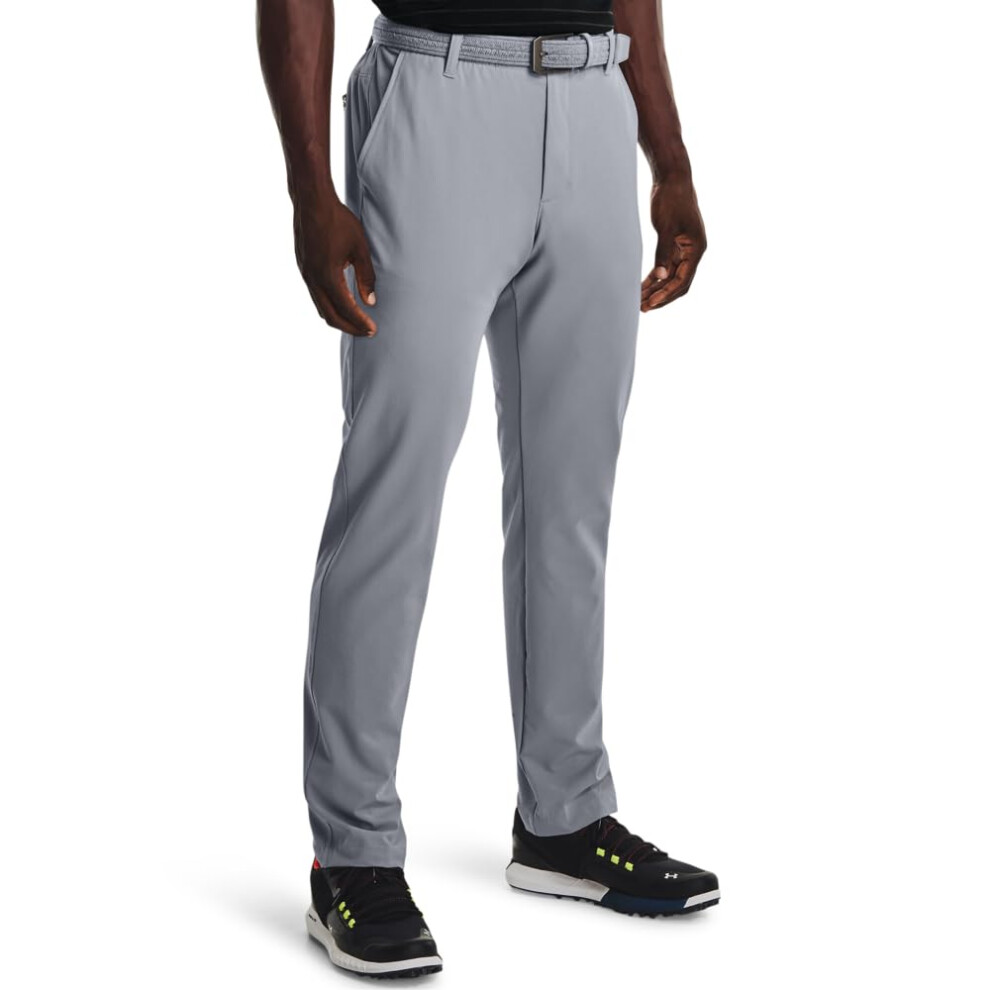 Under Armour Mens Drive Tapered Pants  Steel (036)/Halo Gray  34W x 36