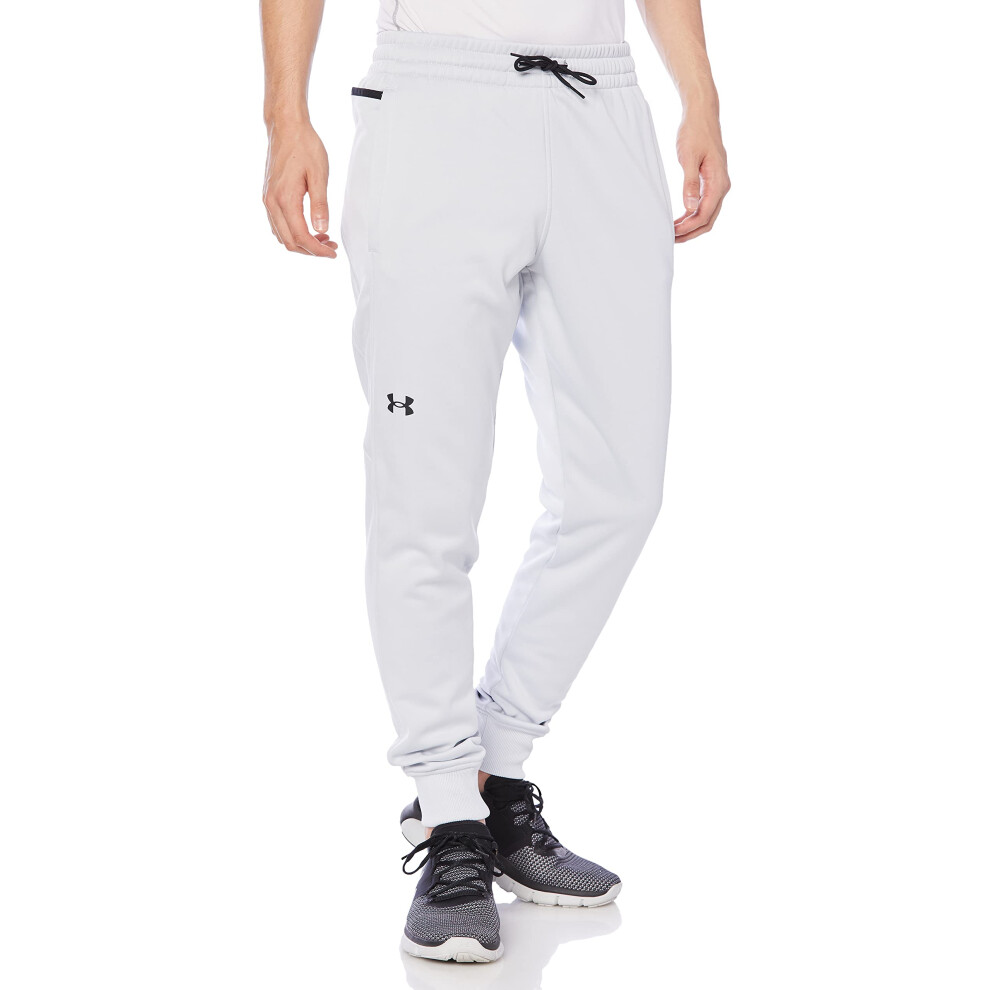 Under Armour Men's Armour Fleece Joggers  Halo Gray (014)/Black  3X-La