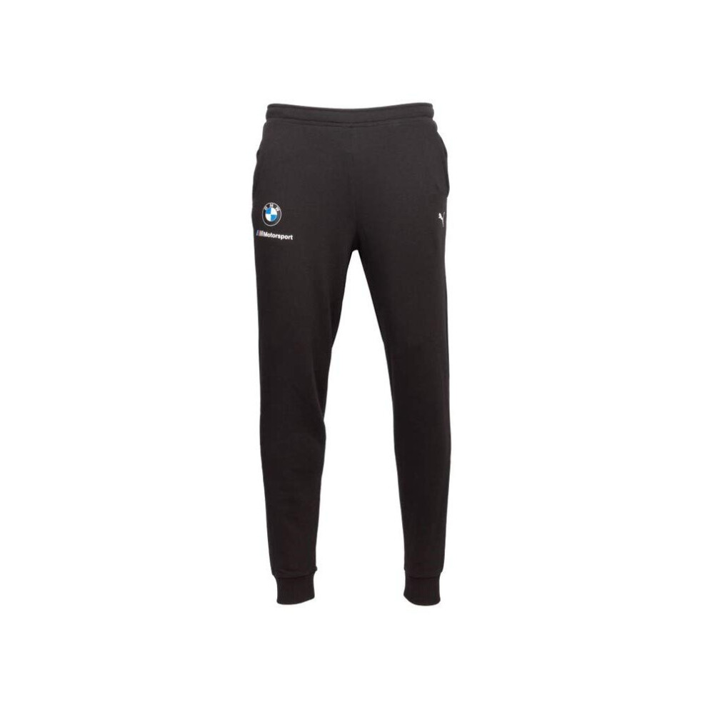 PUMA Men's Standard BMW MMS Essentials Sweatpants  Black  Small