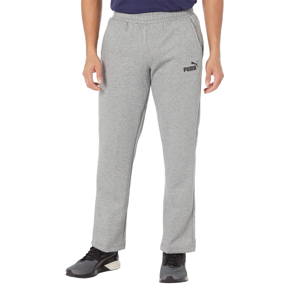 PUMA mens Essentials Fleece Sweatpants  Medium Gray Heather  Medium US