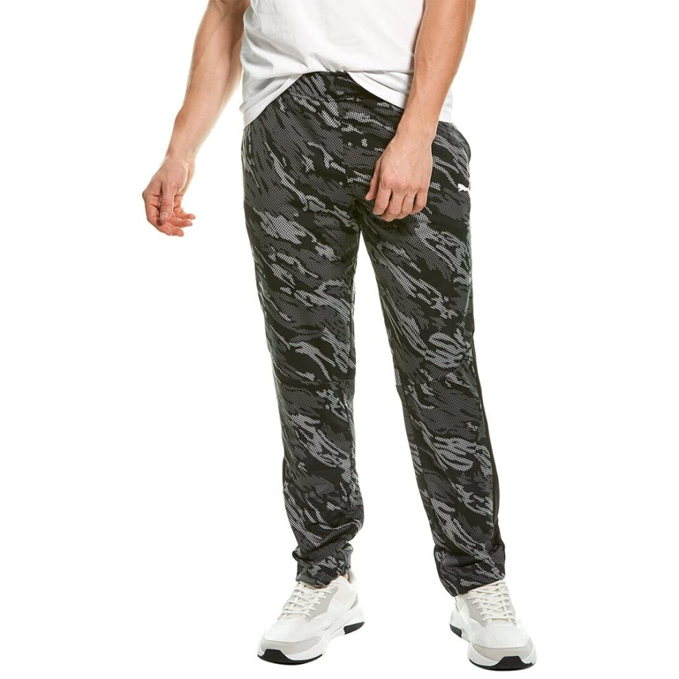 PUMA Mens Contrast Camo Track Pant S BlackCamouflage