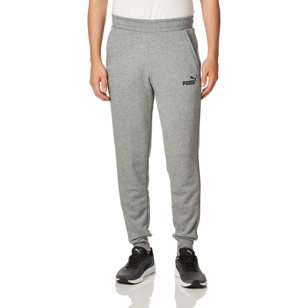 PUMA Men's Essentials Sweatpants  Medium Gray Heather  M