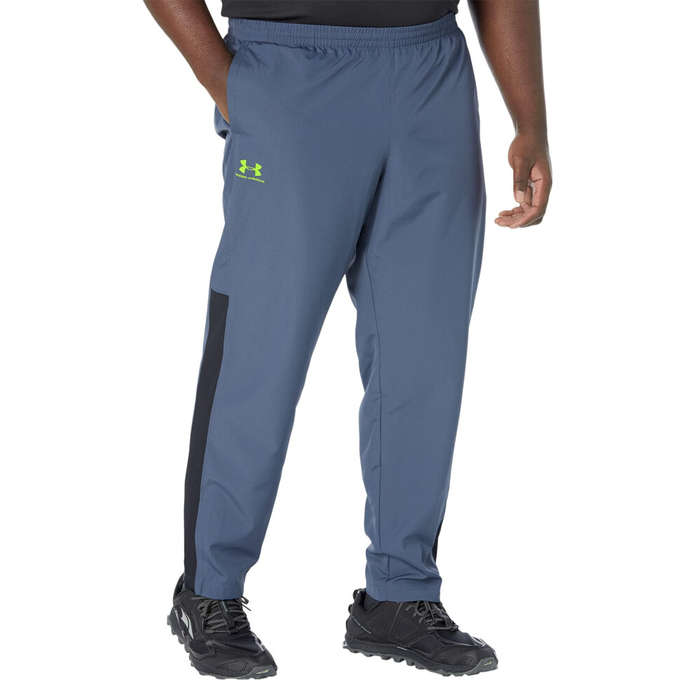 Under Armour Men's Woven Vital Workout Pants  (044) Downpour Gray/Blac