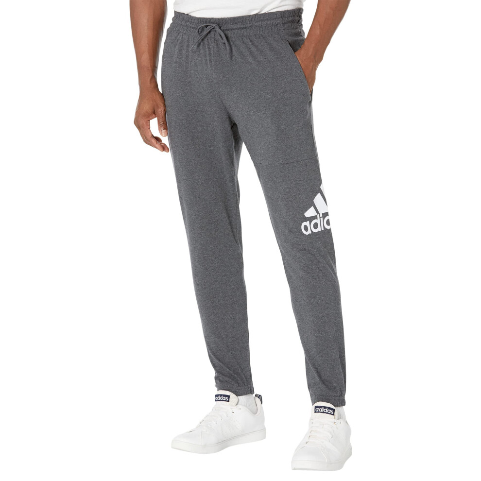 adidas Men's Essentials Single Jersey Tapered Badge of Sport Pants  Da