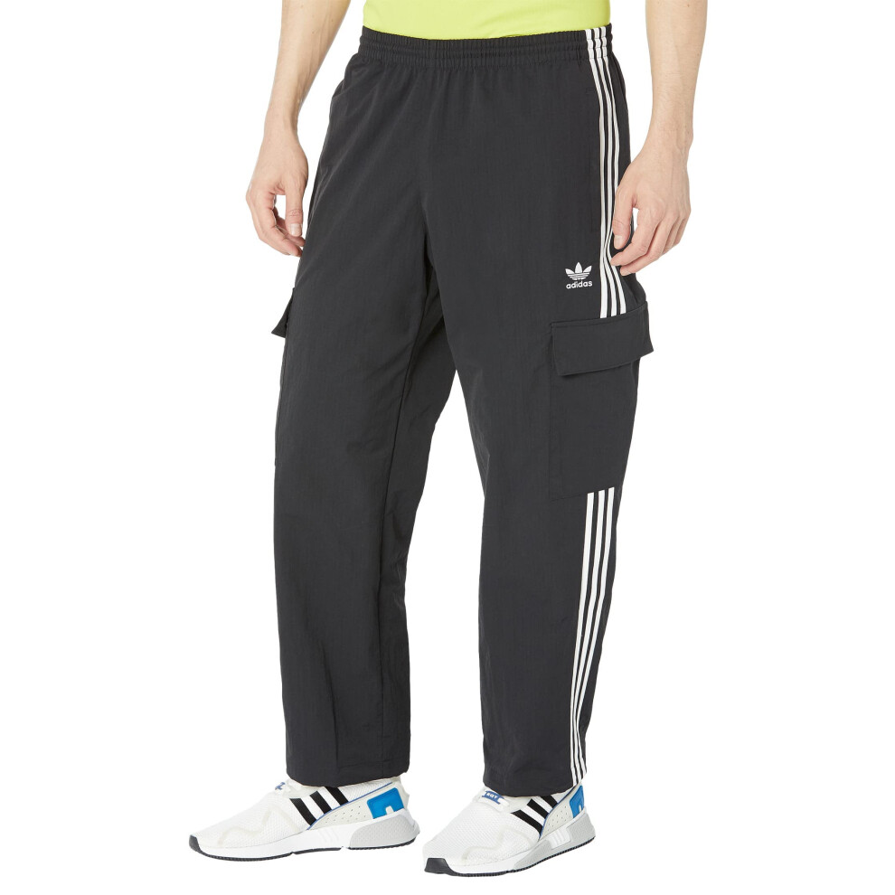 adidas Originals Men's Adicolor Classics 3-Stripes Cargo Pants  Black