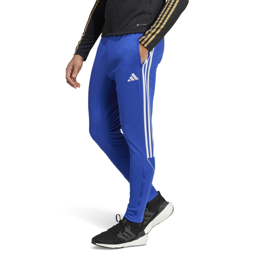 adidas Men's Tiro Pants  Semi Lucid Blue/White  X-Small