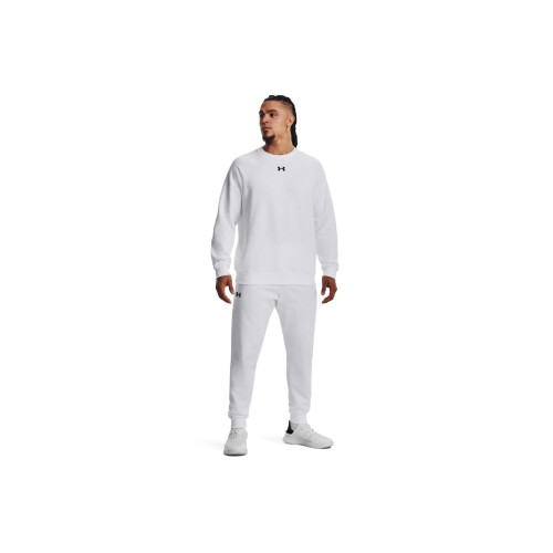 Under Armour Under Armour Ανδρικά Rival Fleece Joggers, (100) Λευκό / Μαύρο, Μεσαίο 2