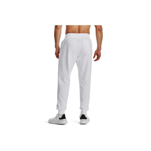 Under Armour Under Armour Ανδρικά Rival Fleece Joggers, (100) Λευκό / Μαύρο, Μεσαίο 1