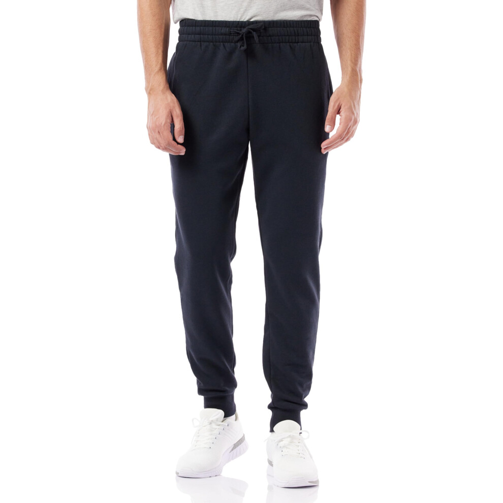 Under Armour Men's Rival Fleece Joggers (001) Black / / White Large