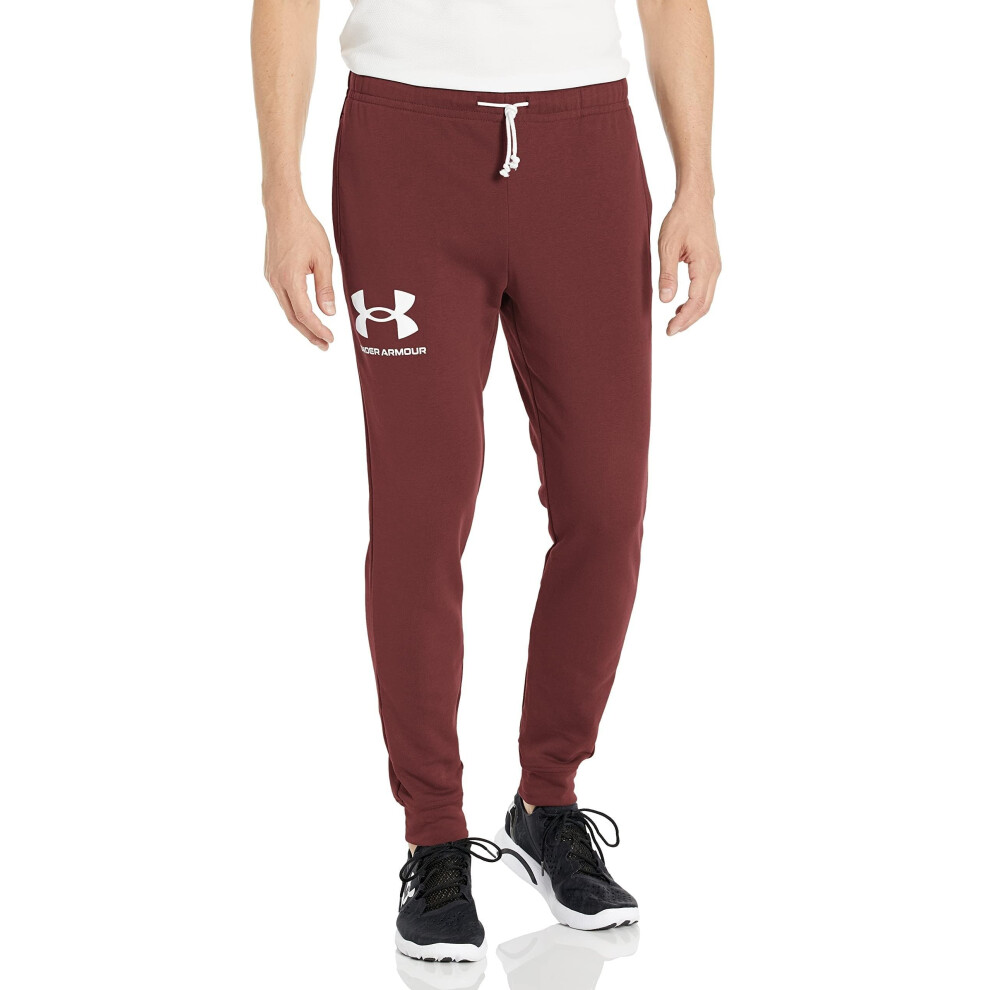 Under Armour Mens Rival Terry Joggers  (112) Onyx White / / Onyx White