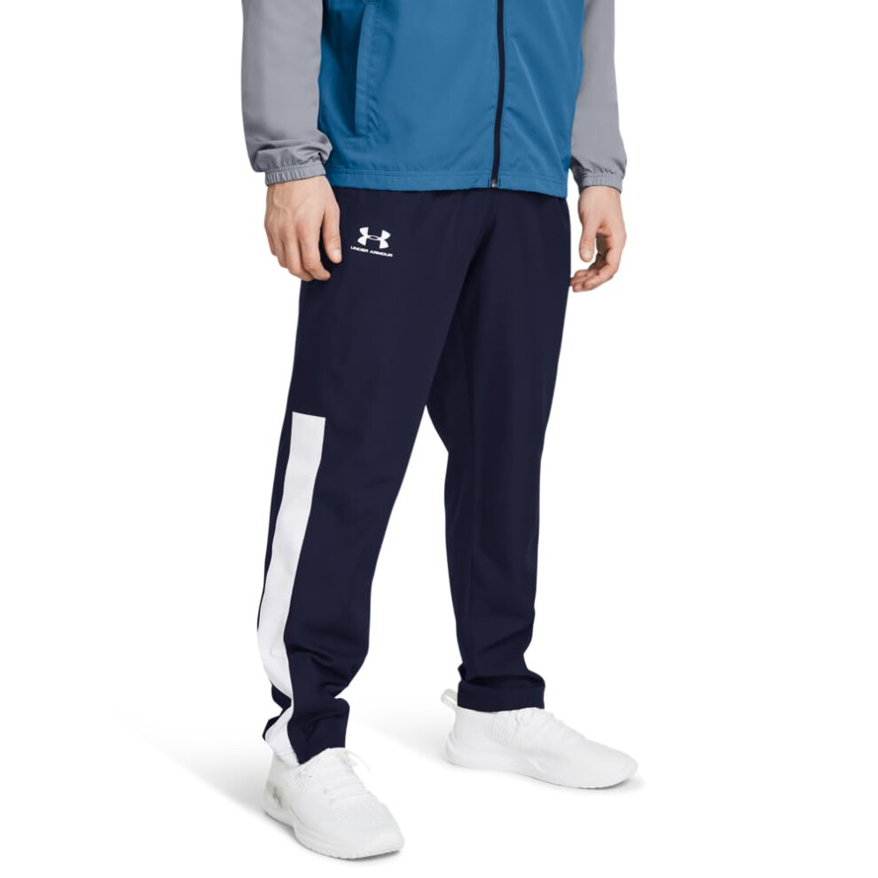 Under Armour Men's Woven Vital Workout Pants  (410) Midnight Navy/Whit