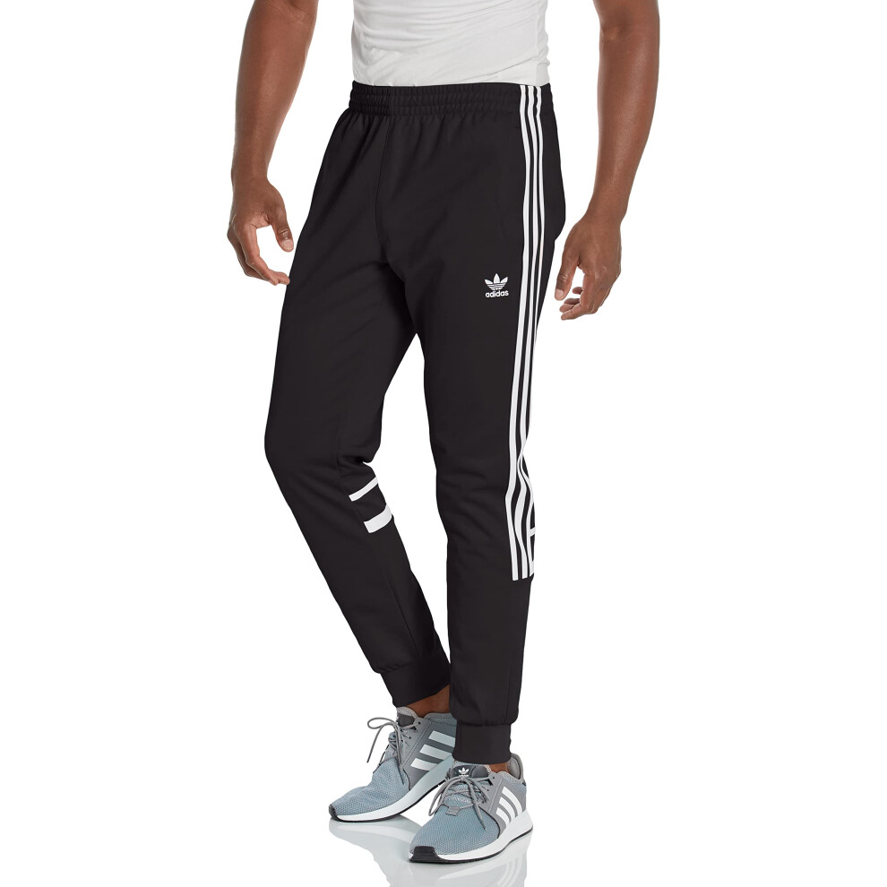 adidas Originals Men's Adicolor Challenger Pants  Black  XX-Large