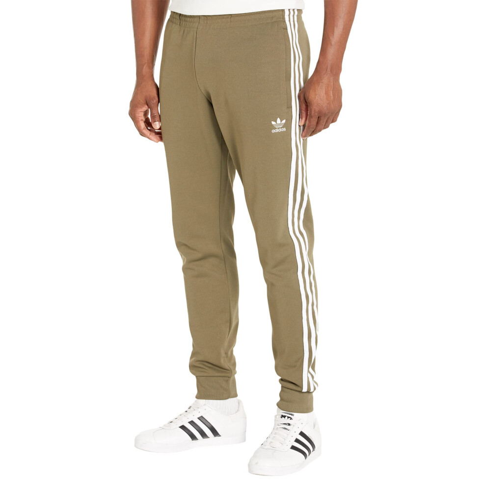 adidas Originals Men's Adicolor Classics Superstar Track Pants  Olive