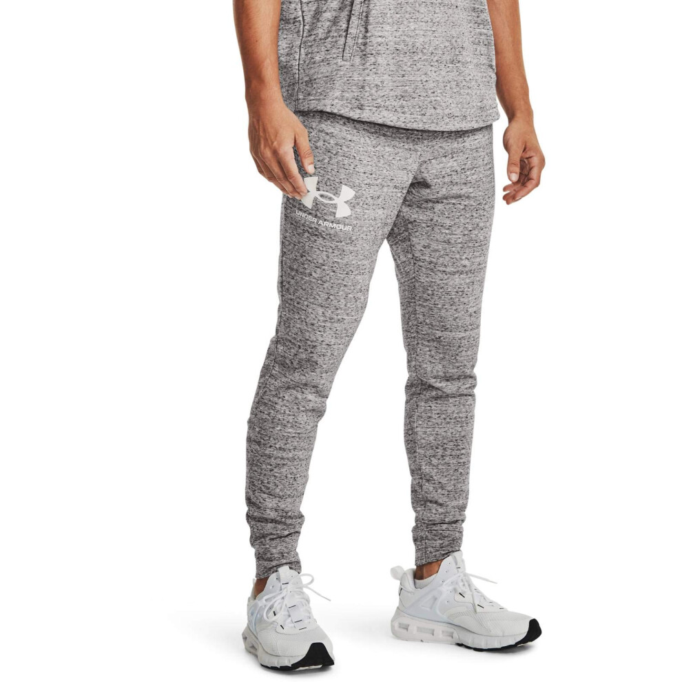 Under Armour Mens Rival Terry Joggers  Onyx White (112)/Onyx White  4X