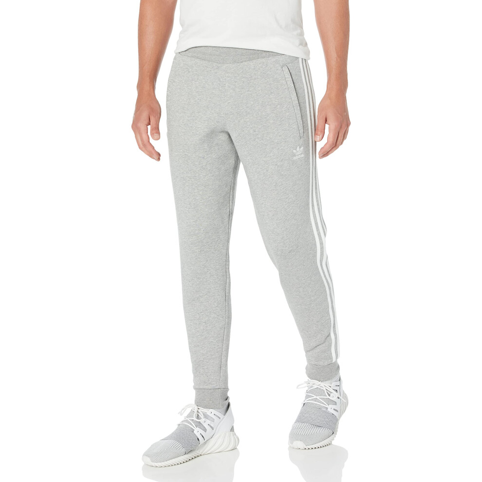 adidas Originals Men's 3-stripes Pants  Medium Grey Heather  X-Large