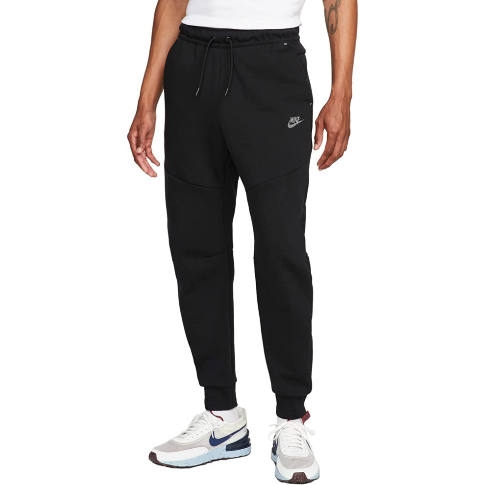 Nike Men's Revival Tech Black Fleece Jogger Track Pants (as1  Alpha  m