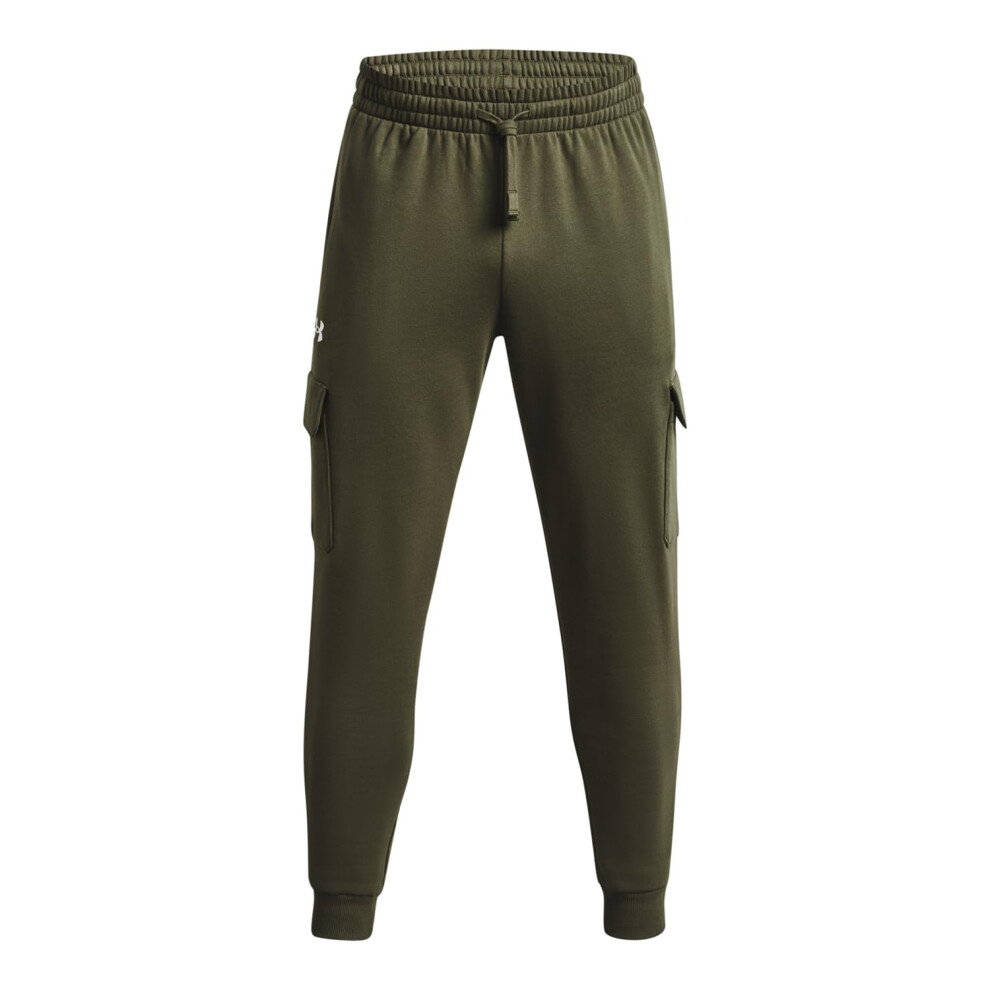 Under Armour Men's Rival Fleece Cargo Jogger  (390) Marine OD Green /