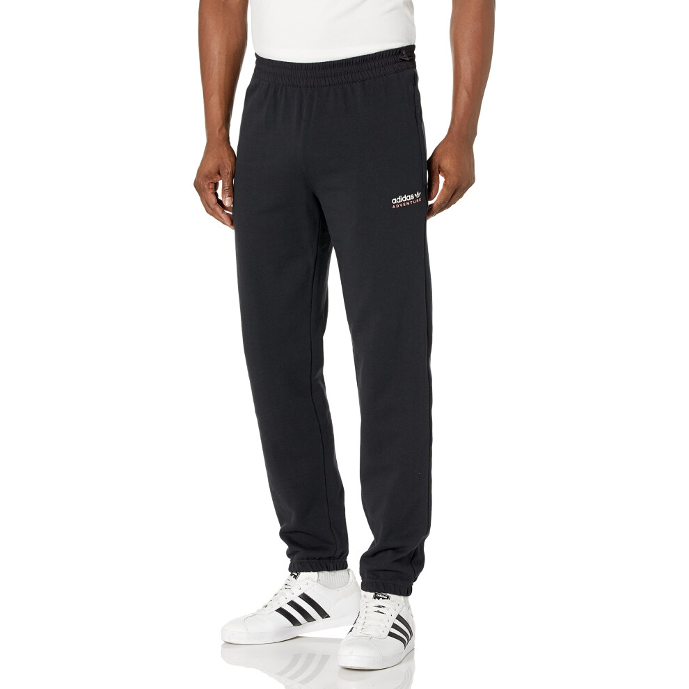 adidas Originals Men's Adventure Sweatpants  Black  X-Large