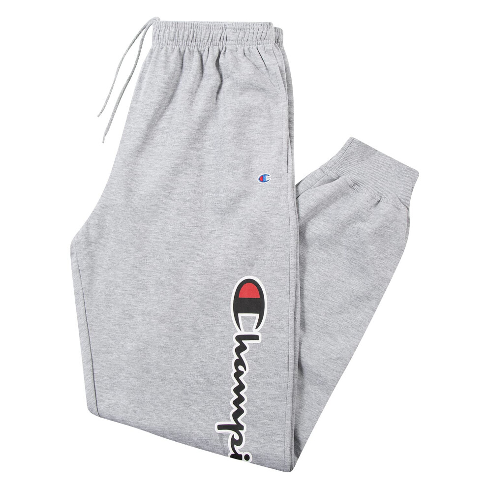 Champion Sweatpants for Men Big and Tall Cotton Fleece Joggers Heather