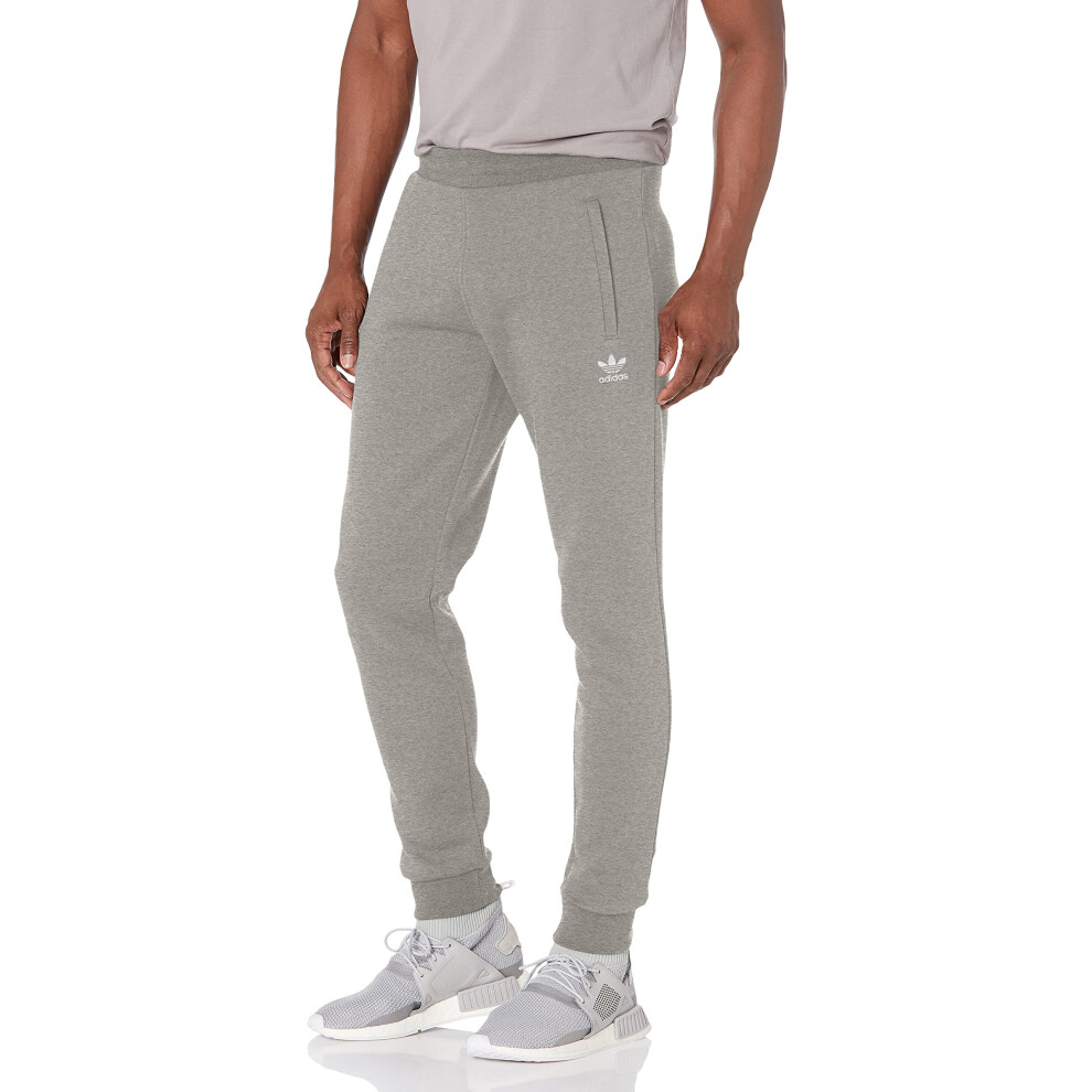 adidas Originals Men Adicolor Essentials Trefoil Joggers  Medium Grey