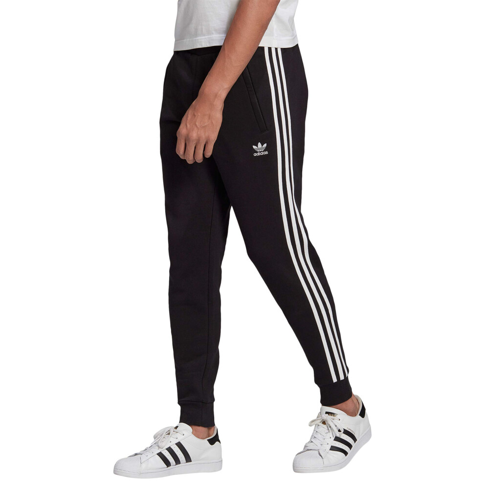 adidas Originals Men's 3-stripes Pants  Black  Large