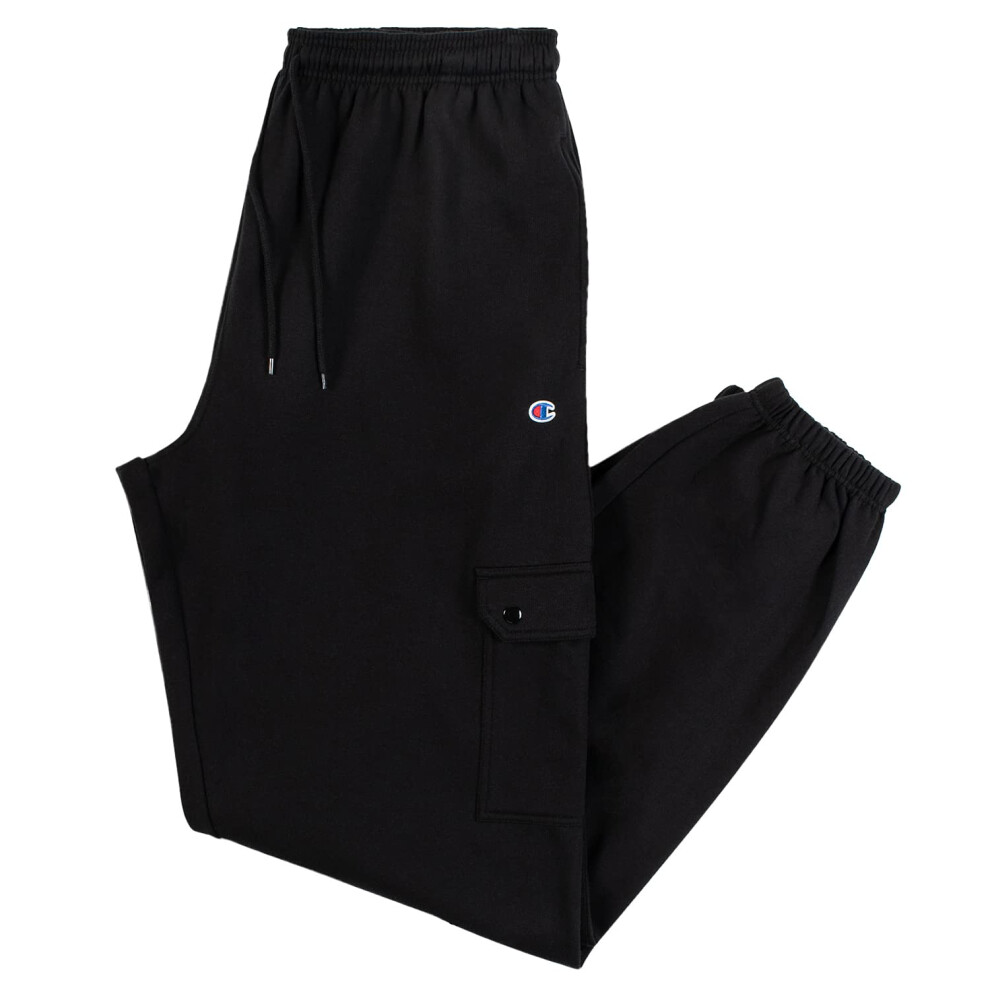 Champion Mens Joggers with Cargo Pockets - Big and Tall Sweatpants for