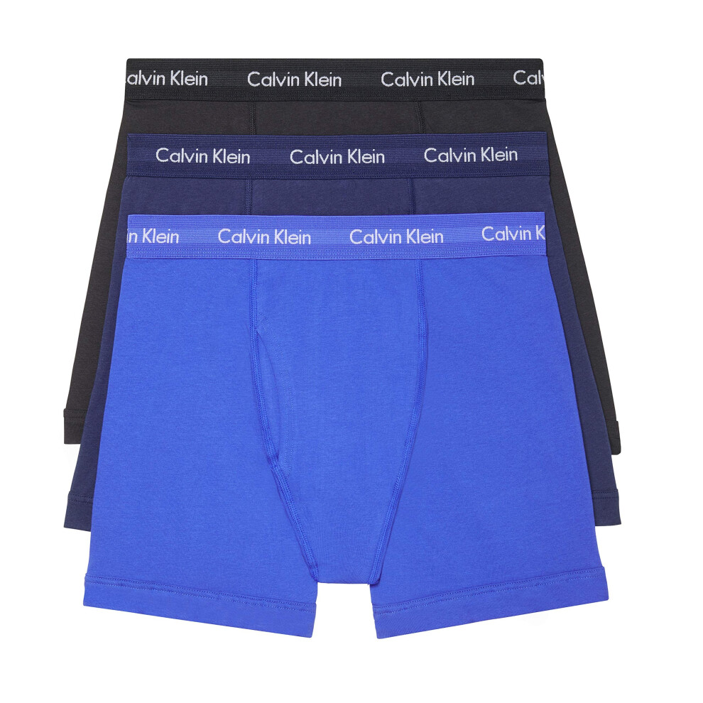 Calvin Klein Men's Cotton Stretch 3-Pack Boxer Brief  L