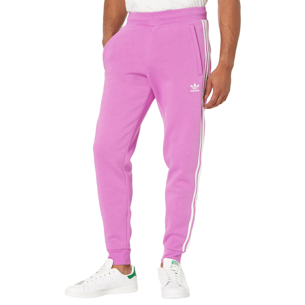 adidas Originals Men's 3-stripes Pants  Semi Pulse Lilac  Small Tall