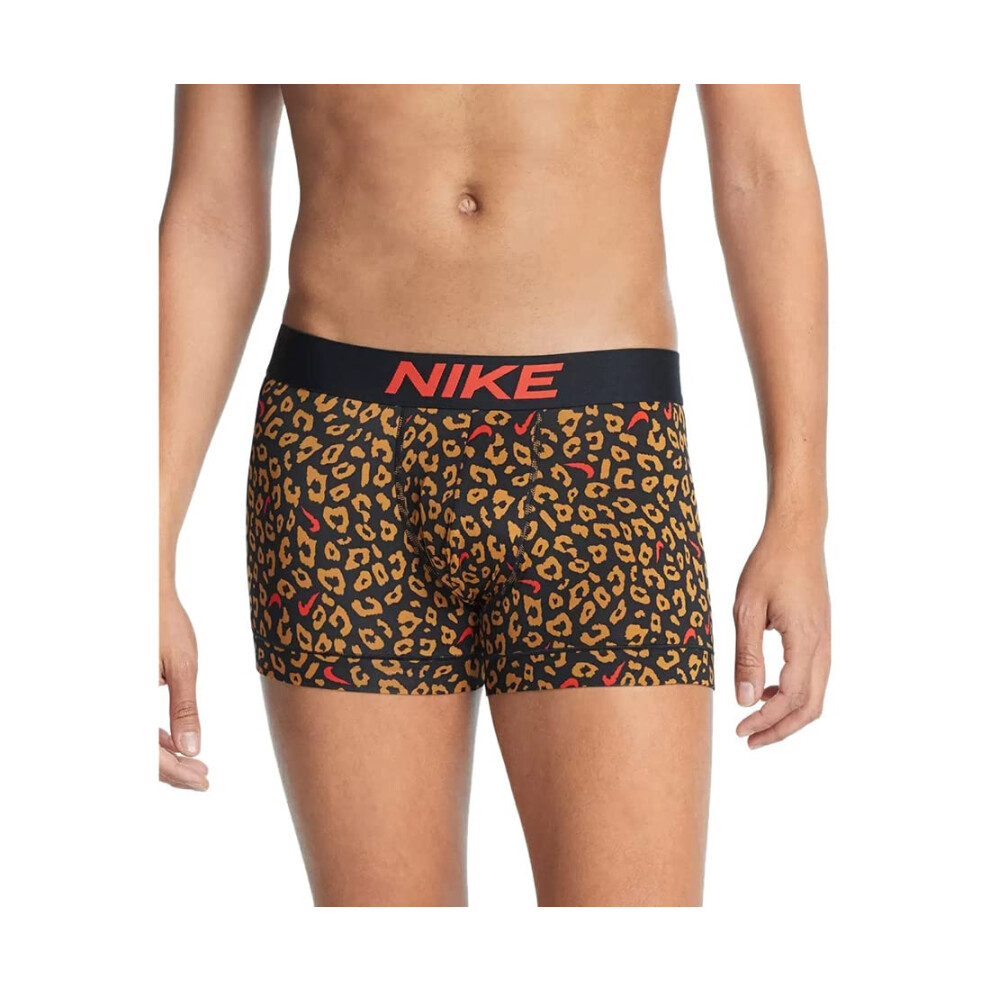 Nike Sngl Trunk Essential Micro Mens Boxer Briefs Size L  Color: Leopa