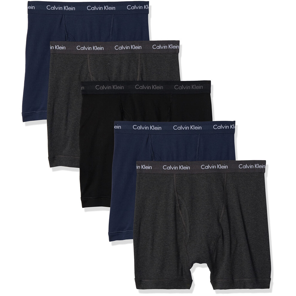 Calvin Klein Men's Cotton Classics 5-Pack Boxer Brief  X-Large