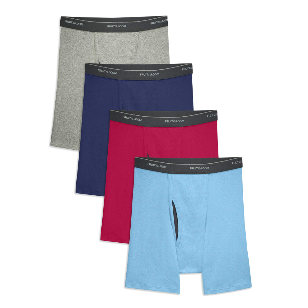 Fruit of the Loom Men's Coolzone Boxer Briefs  Assorted Colors  Large