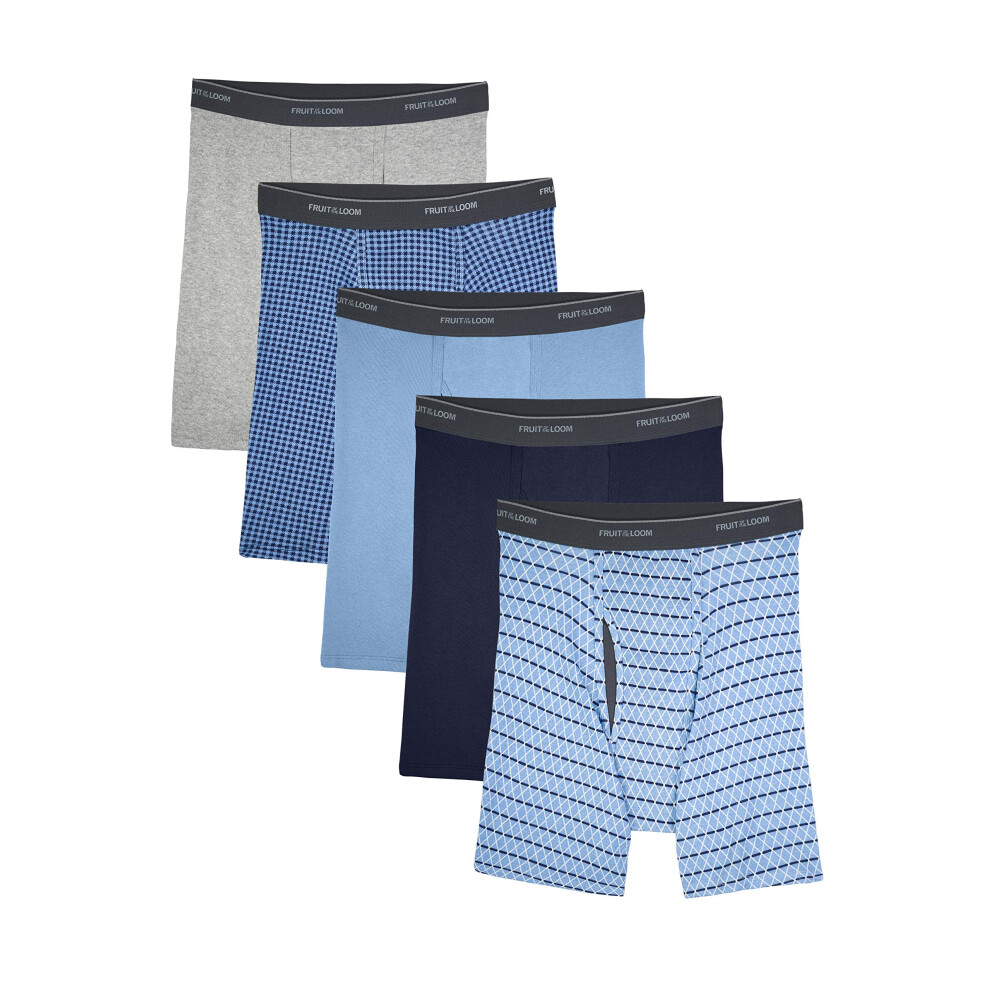 Fruit of the Loom Men's CoolZone Boxer Briefs  Argyle  XXX-Large