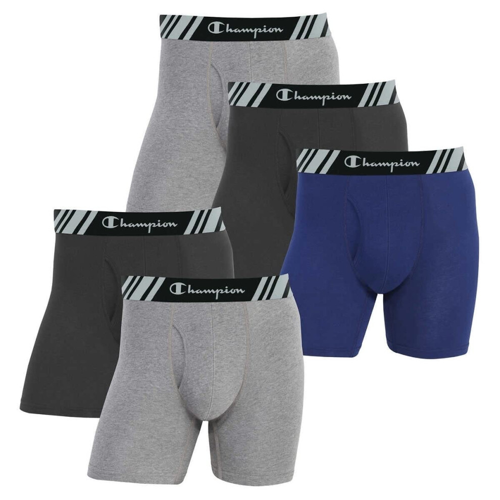 Champion Men's Boxer Brief  X-Large (Pack of 5)