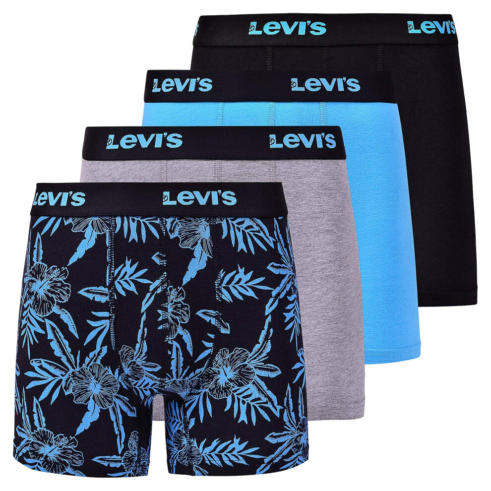 Levi's Mens Boxer Briefs Cotton Stretch Underwear For Men 4 Pack