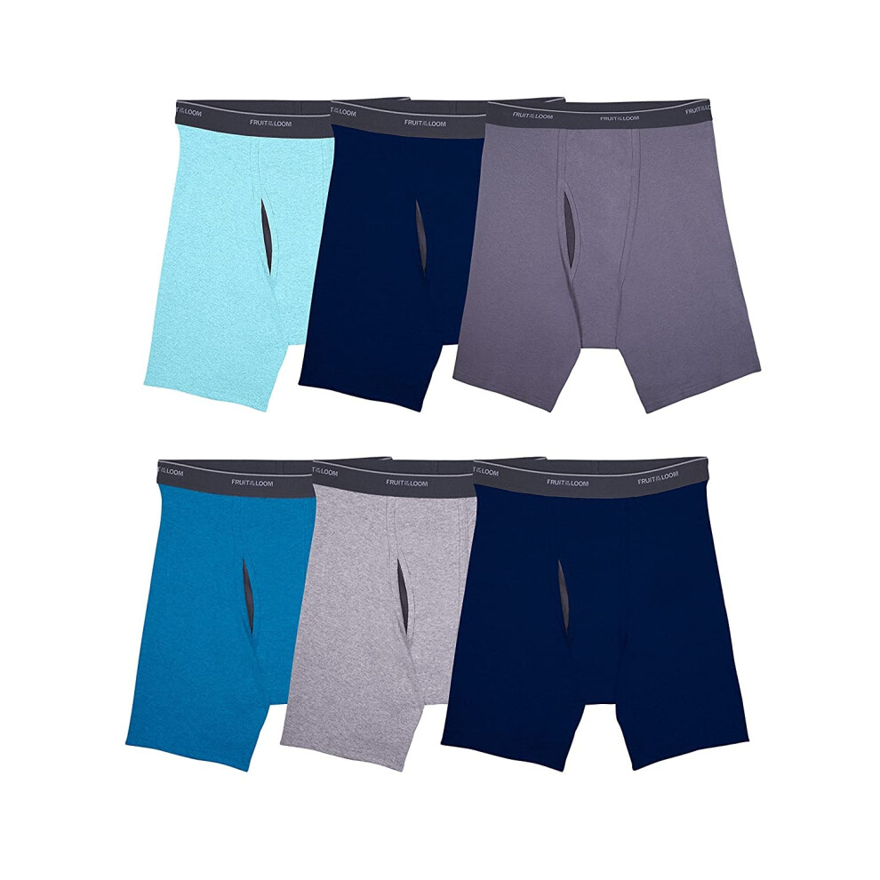 Fruit of the Loom Men's Coolzone Boxer Briefs  6 Pack-Assorted Colors