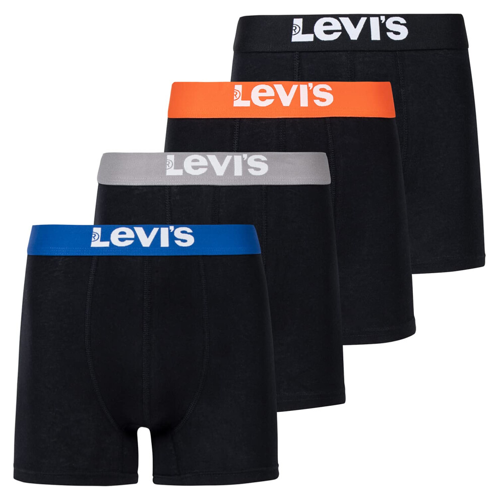 Levi's Mens Boxer Briefs Cotton Stretch Underwear For Men 4 Pack