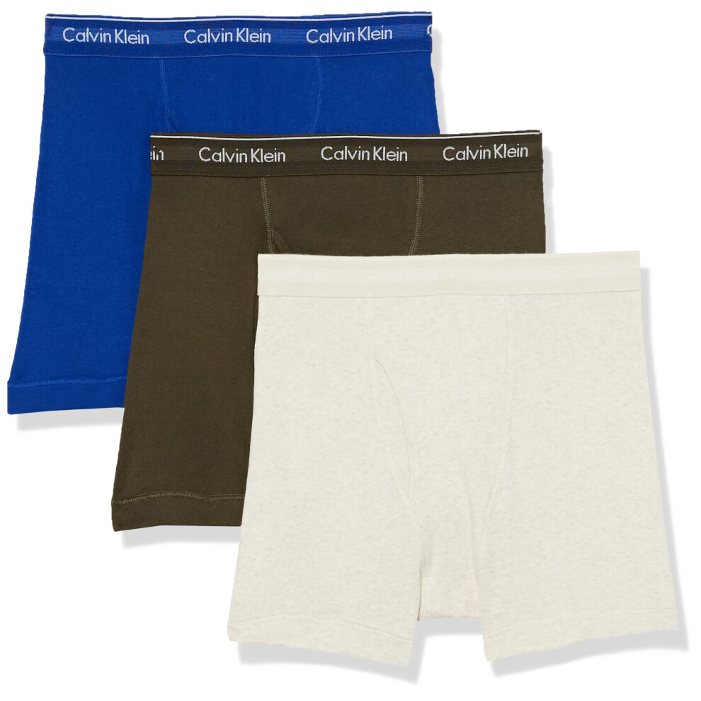 Calvin Klein Men's Underwear Cotton Classics 3-Pack Boxer Brief  Work