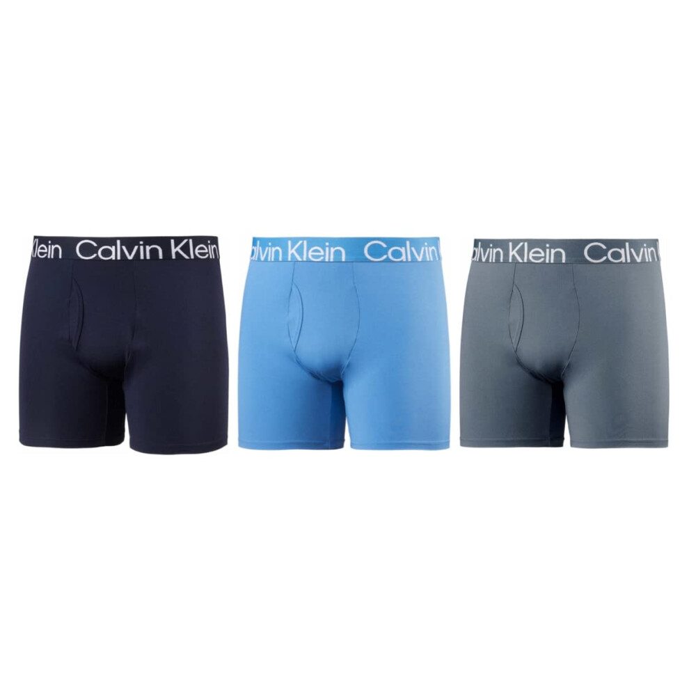 Calvin Klein Mens 3 Pack Micro Rib Boxer Brief (as1  alpha  l  regular