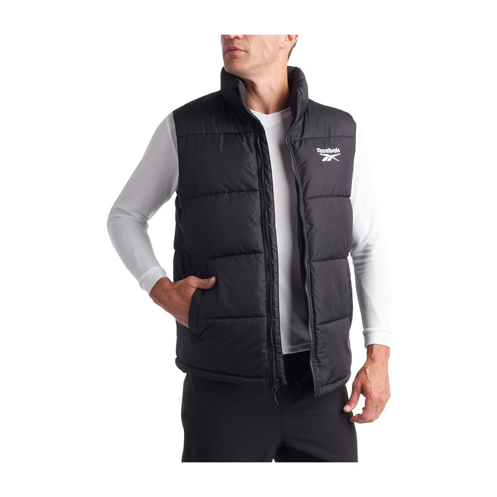 Reebok Men's Classic Puffer Vest  Black