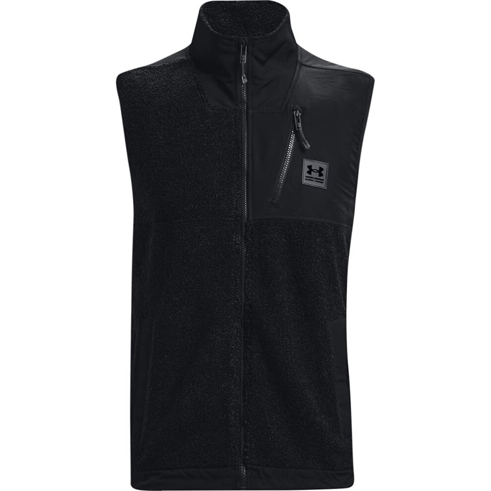 Under Armour mens Mission Boucle Vest  Black (001)/Pitch Gray  Medium