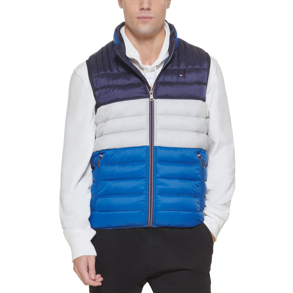 Tommy Hilfiger Men's Lightweight Ultra Loft Quilted Puffer Vest (Stand