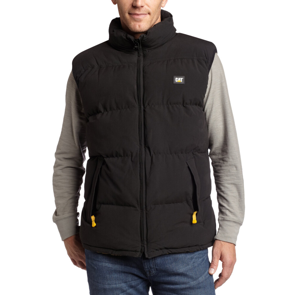 Caterpillar Men's Big-Tall Arctic Zone Vest  Black  XX-Tall