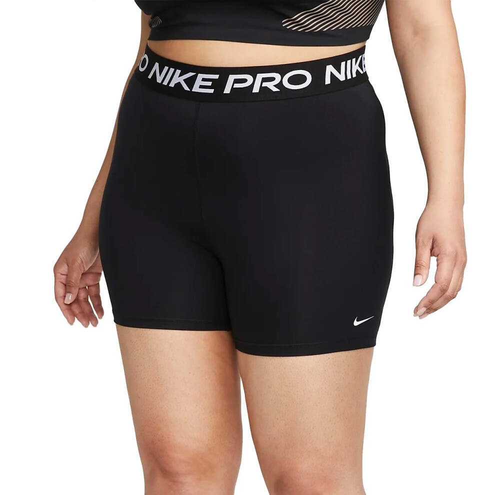 Nike Women's Pro 365 5 Inch Shorts (Small  Black)