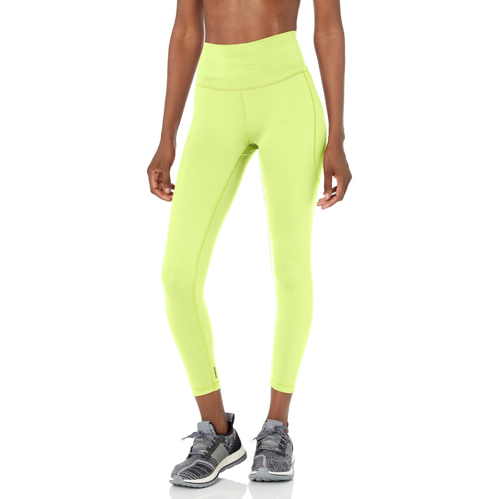 adidas Women's Yoga Studio 7/8 Tights  Pulse Lime  Medium