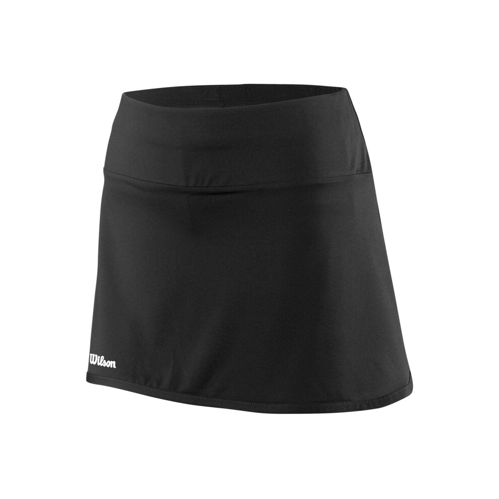 WILSON Team II 12.5in Womens Tennis Skirt - Black/M