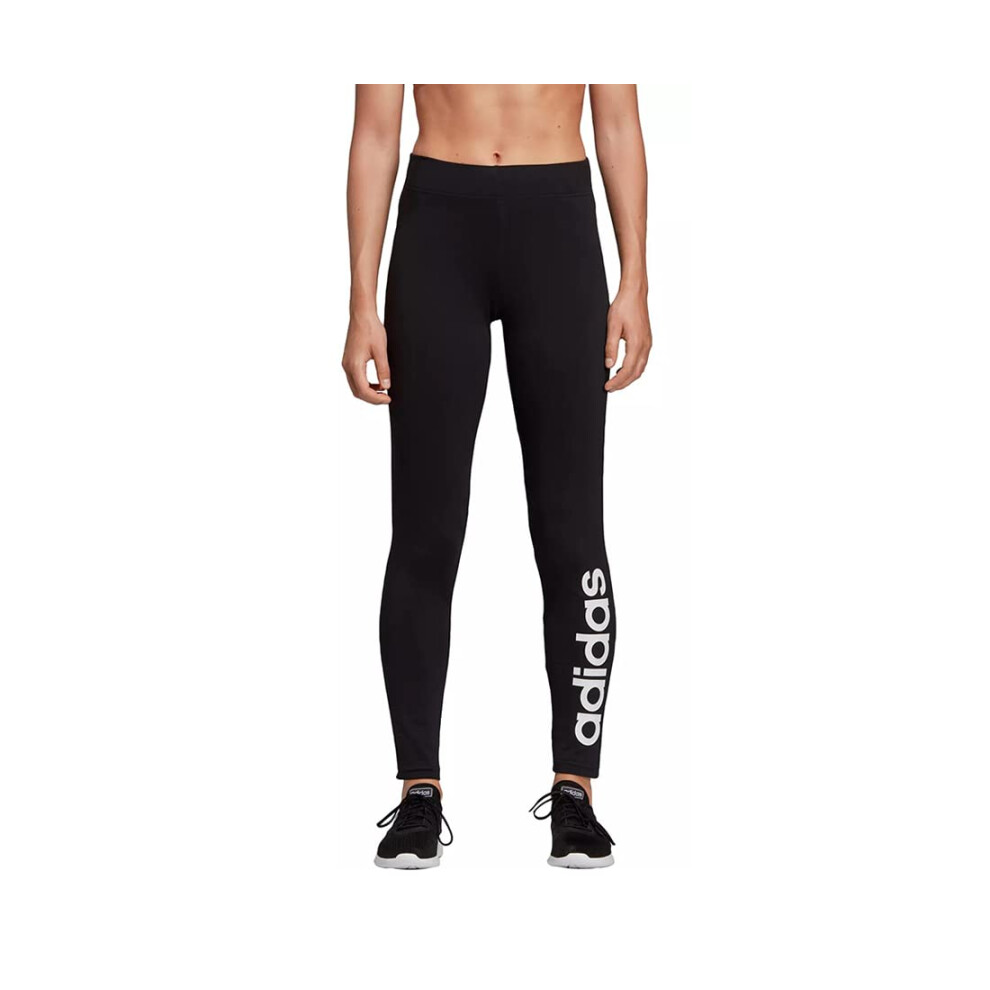 adidas Originals Women's Essentials Linear Tights  Black/White  Medium